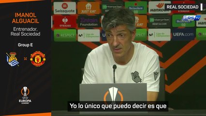REAL SOCIEDAD-MANCHESTER UTD.|IMANOL: " Tendremos que MARCAR DOS GOLES" | Diario AS
