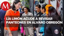 Se esperan 75 mil personas en los panteones de Álvaro Obregón: Lía Limón