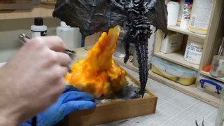 Fire Of Dragon | PolymerClay | art |sculpting