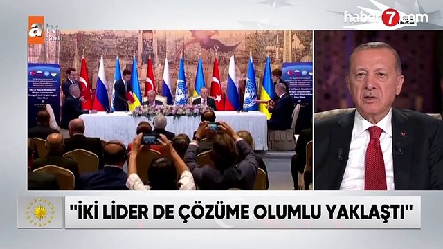 Tahıl koridoru krizi nasıl çözüldü? Cumhurbaşkanı Erdoğan cevapladı