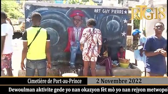 Dewoulman fèt Gede a nan simityè Pòtoprens mèkredi 2 novanm nan.