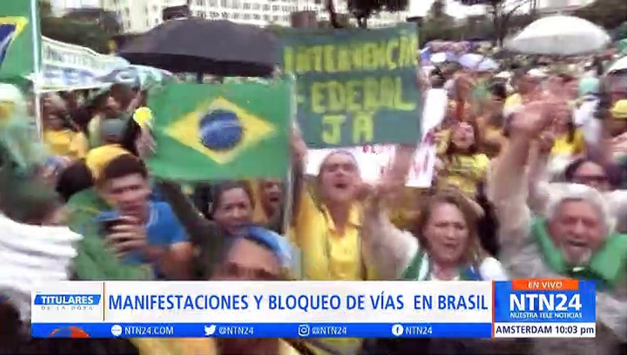 Protestas pro Bolsonaro en Brasil
