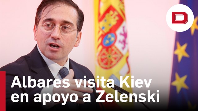 José Manuel Albares llega a Kiev para apoyar a Zelenski y entregar 30 ambulancias