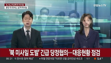 '북 미사일 도발' 긴급 당정협의…대응현황 점검