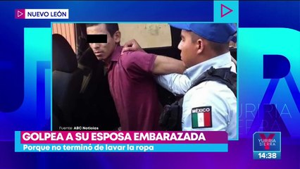Golpea a su esposa embarazada porque no terminó de lavar la ropa
