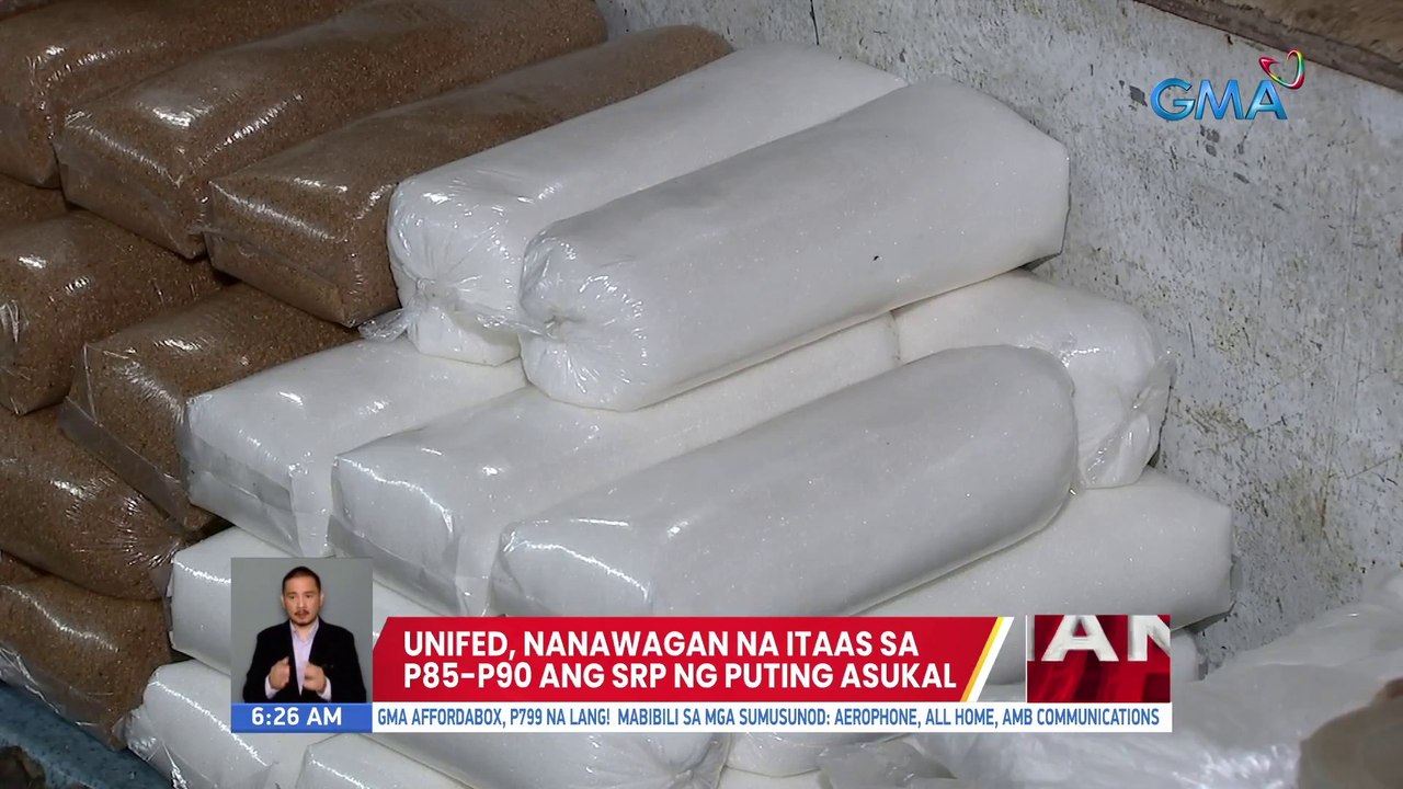 UNIFED, nanawagan na itaas sa P85-P90 ang SRP ng puting asukal| UB
