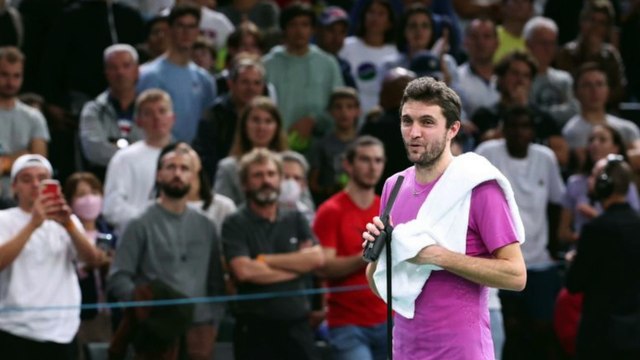 ATP - Rolex Paris Masters 2022 - Gilles Simon : Parce que je sais que c'est le dernier et c'était déjà le cas à Roland-Garros, je suis prêt à mourir sur le terrain !