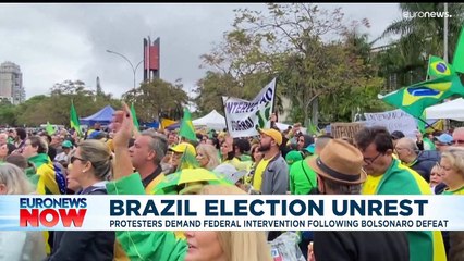 Brazil: Jair Bolsonaro reportedly concedes election defeat amid severe unrest