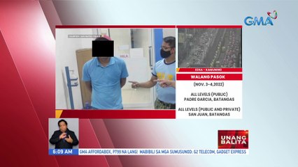 Empleyado ng  San Mateo Municipal Gov't, arestado dahil sa pagdadala umano ng baril sa sementeryo | UB