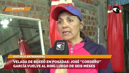 Velada de boxeo en Posadas: José “Cordero” García vuelve al ring luego de seis meses