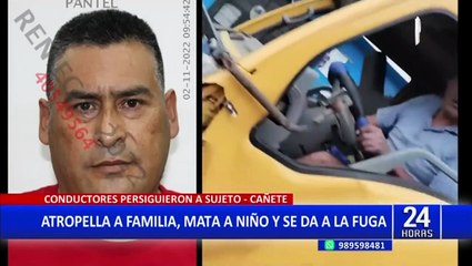 Cañete: niño de 4 años muere atropellado cuando caminaba con su mamá y hermano