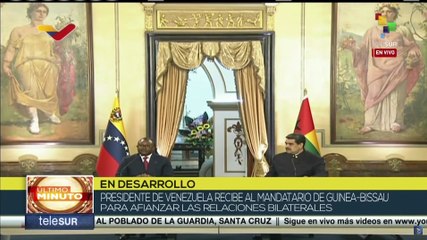 Presidente de Guinea-Bissau agradece apoyo de Venezuela a su país
