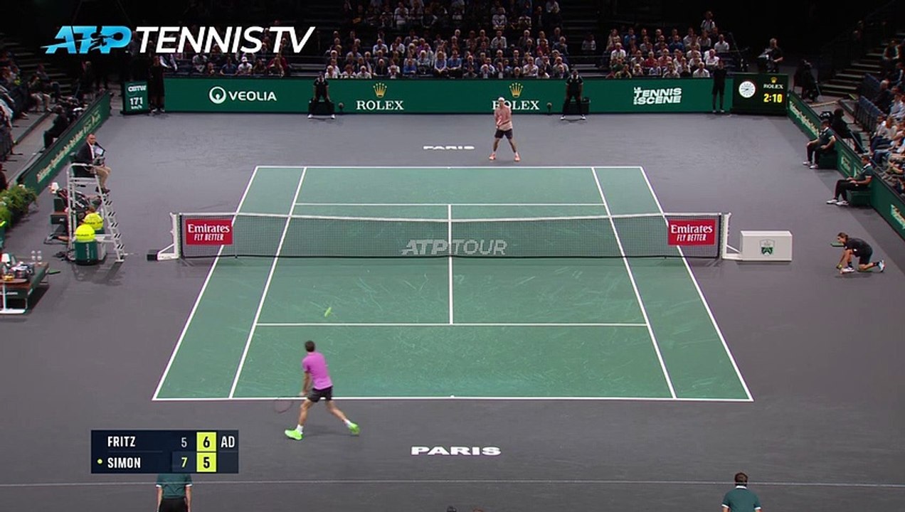 Rolex Paris Masters - Gilles Simon élimine Taylor Fritz
