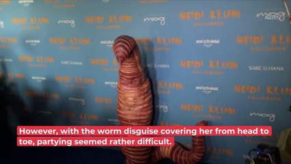 Heidi Klum Reveals She Could Go To The Bathroom In The Worm Costume