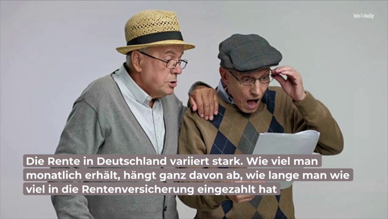 Rente: In diesem Bundesland bekommt man das wenigste Geld