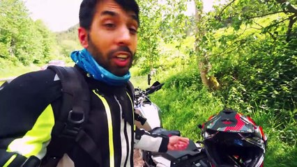 Riding in Black Forest  EPISODE. 02 - Germany to Pakistan and India on Motorcycle