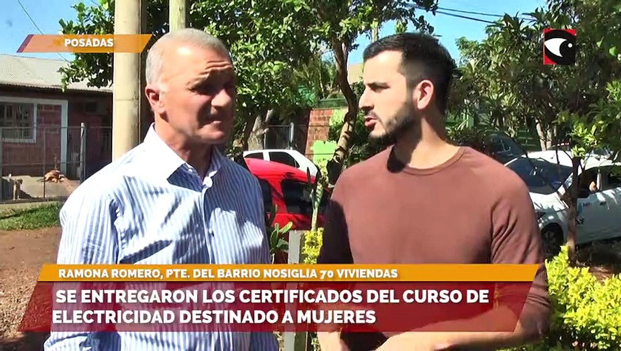 Se entregaron los certificados del curso de electricidad destinado a mujeres