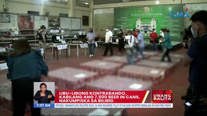Libu-libong kontrabando, kabilang ang 7,500 beer in cans, nakumpiska sa Bilibid  | UB