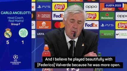 Download Video: Ancelotti hails 'player of the match' Asensio