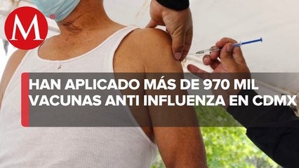 CdMx ha aplicado más de 970 mil vacunas contra influenza en un mes, informa Sedesa