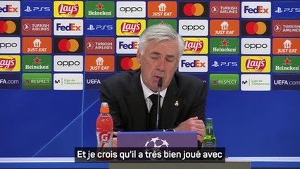 Groupe F - Ancelotti : “Asensio a été le meilleur joueur du match”