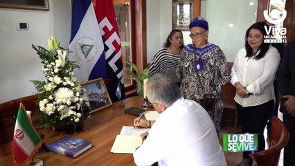 Nicaragua firma libro de condolencias tras atentado al templo Shiraz de Irán