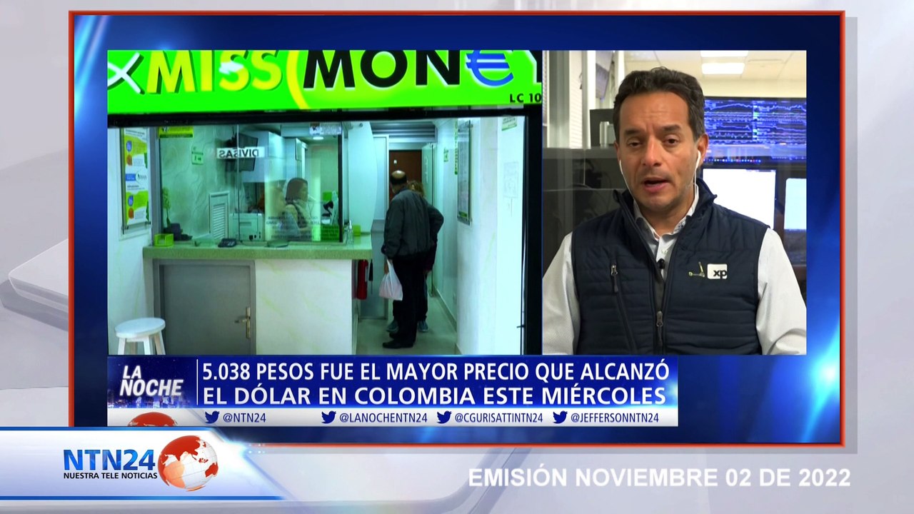 Precio del dólar en Colombia sin techo