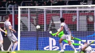 Goal Messias Jr on 94th minute | #milan vs #salsburg #championsleague