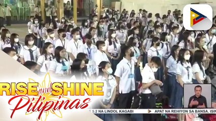 PFPA, inirekomenda ang pagsusuot ng face mask sa loob ng classrooms.