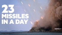 North Korea fires the most missiles in a day, raising tensions with South Korea