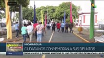 Nicaragua conmemora el Día de los difuntos con homenajes en los cementerios