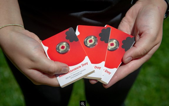 Royal Australian Mint $2 Poppy Coins