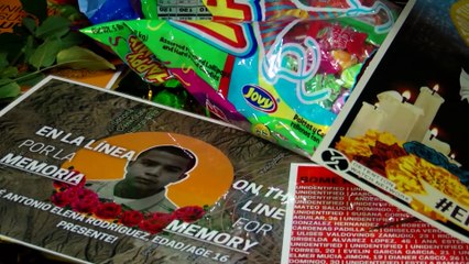 Vigilia por inmigrantes muertos