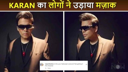 Karan Johar Gets Trolled For His Stylish Halloween Costume, Netizens Make Jokes On Him