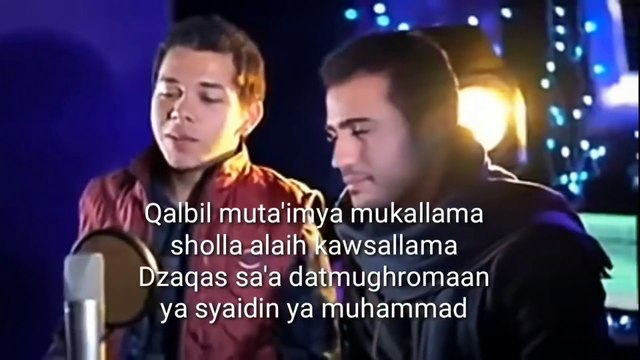 Mohamed tarek&Mohamed Youssef-Lirik medley sholawat