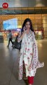 Watch | Janhvi Kapoor impresses in a traditional avatar at Mumbai airport