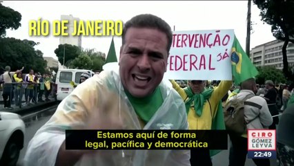 Se intensifican las protestas en Brasil tras triunfo de Lula Da Silva