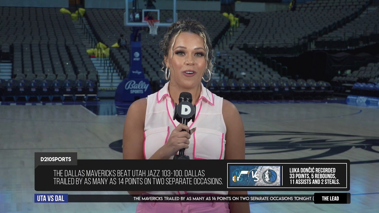Dallas Mavericks 103 vs Utah Jazz 100 | Final | Luka Doncic 33 pts, 5 reb, 11 ast