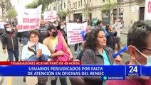 Reniec: sindicato de trabajadores acatará paro hasta mañana 3 de noviembre