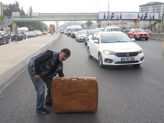 YOLDA KALAN OTOMOBİLİ İÇİN BAVULLU ÖNLEM