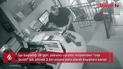 İşe başladığı ilk gün müşteriden "oda parası" adı altında 2 bin pound aldı