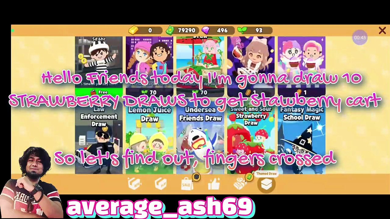 Play Together- Opening 10 STRAWBERRY DRAWS