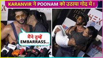 Karanvir Bohra Lifts Poonam Pandey, Says Tumhe Hamesha H0T Dikhne...