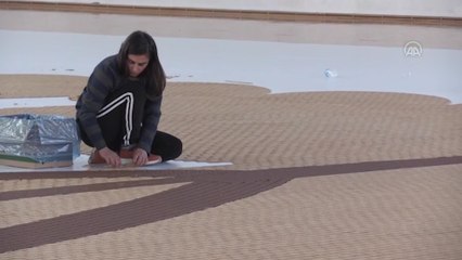 Dünyanın en büyük mozaik bisküvisi yapılıyor