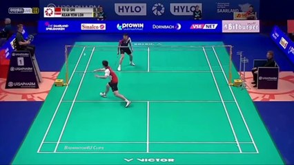 Shi Yu Qi (CHN) vs Loh Kean Yew (SGP) _ HYLO OPEN 2022 _ Round of 32