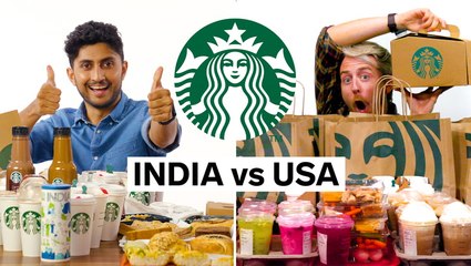 US vs India Starbucks | Food Wars