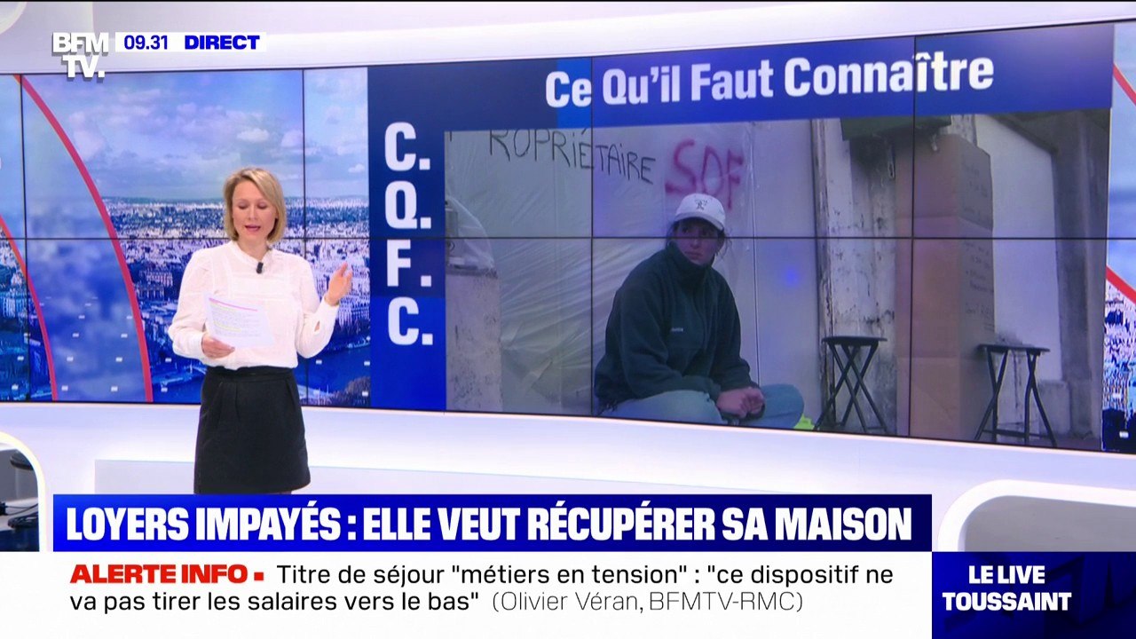 Loyers impayés: le combat de Mégane pour récupérer sa maison occupée par un squatteur