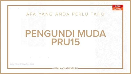 [INFOGRAFIK] Apa Yang Perlu Anda Tahu | Pengundi Muda PRU15