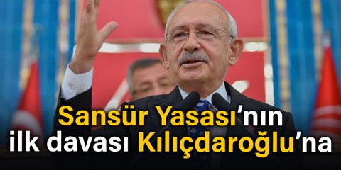 29. madde gerekçe gösterildi: Kılıçdaroğlu hakkında dava istemi
