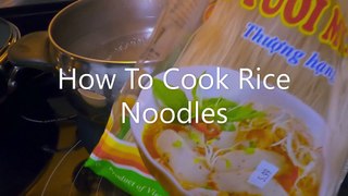 How To Cook Rice Noodles | Cooking Rice Vermicelli